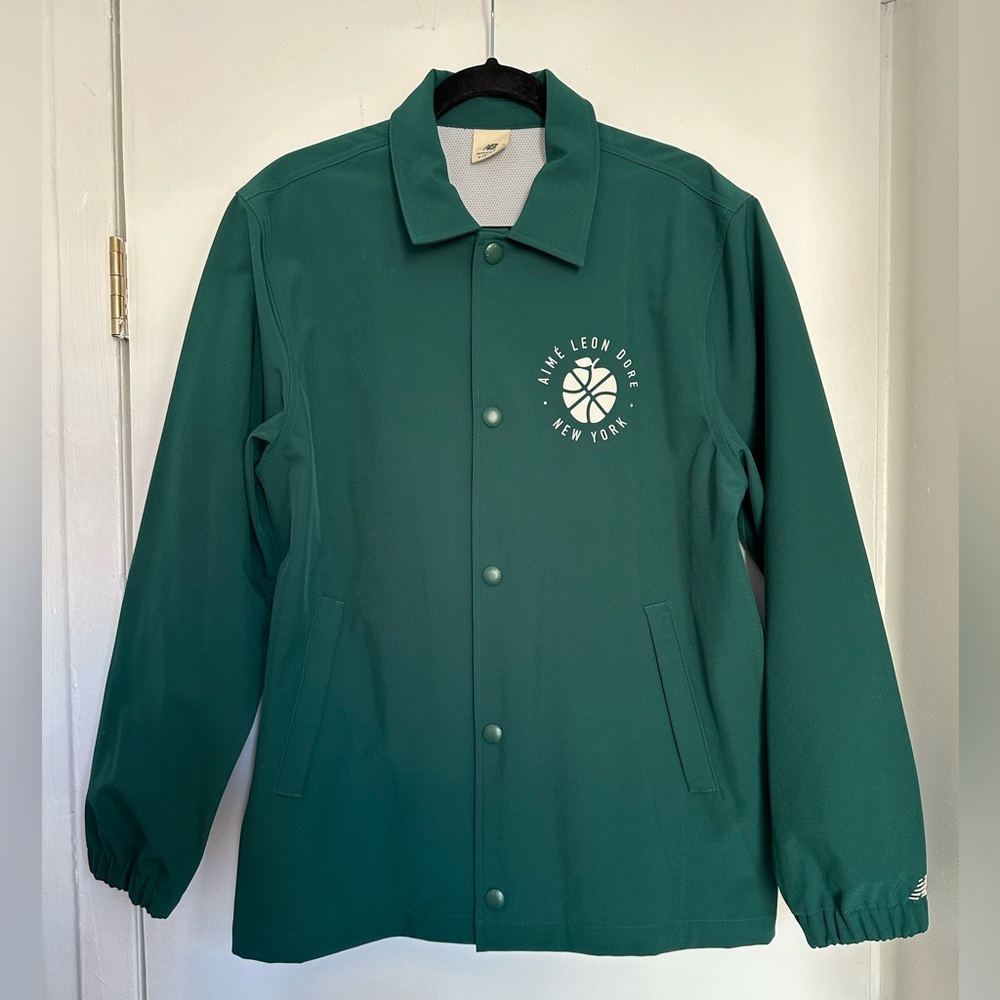Aime Leon Dore x New Balance Sonny League Coaches Green Jacket